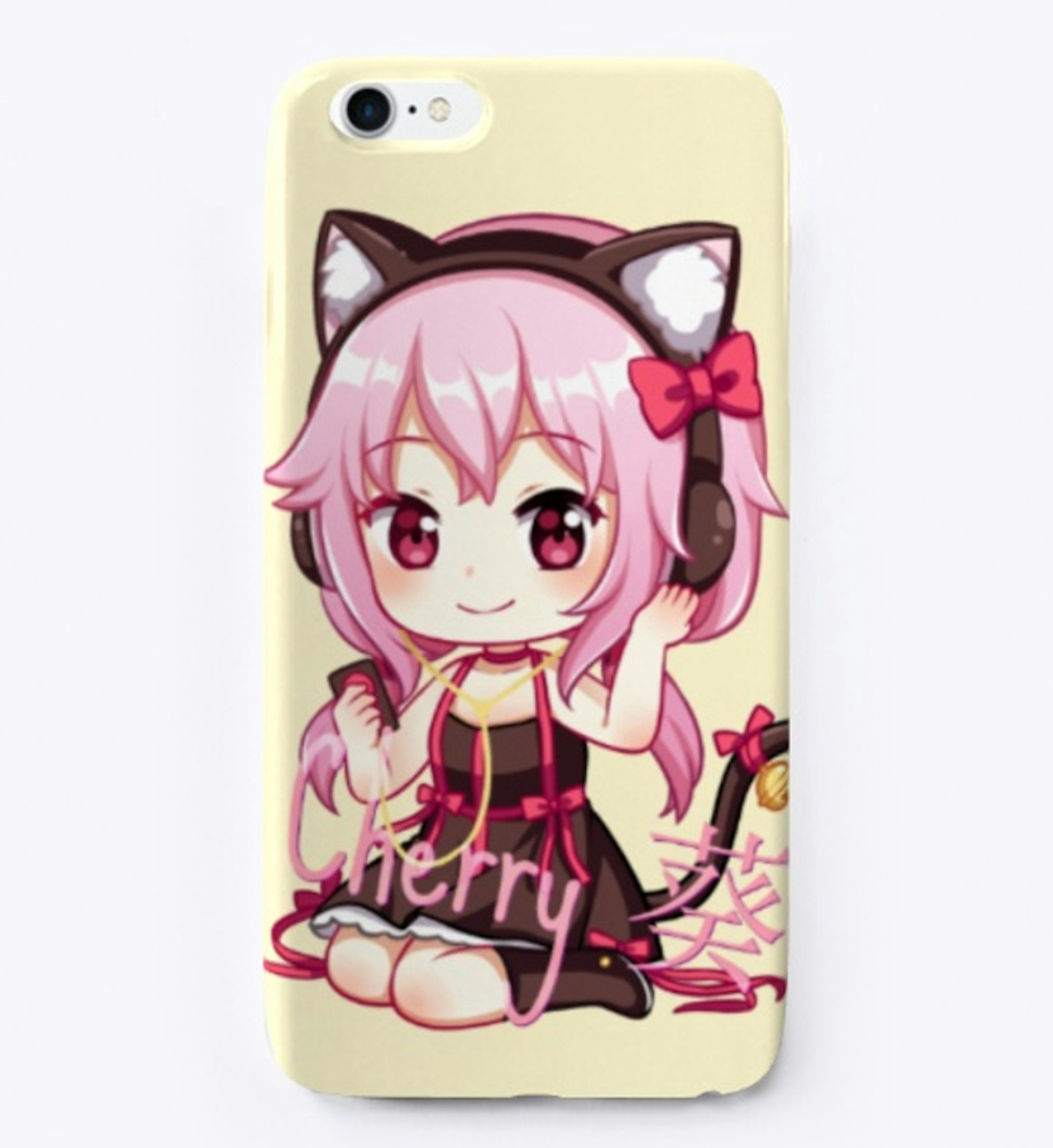 Neko Cherry iPhone Case 