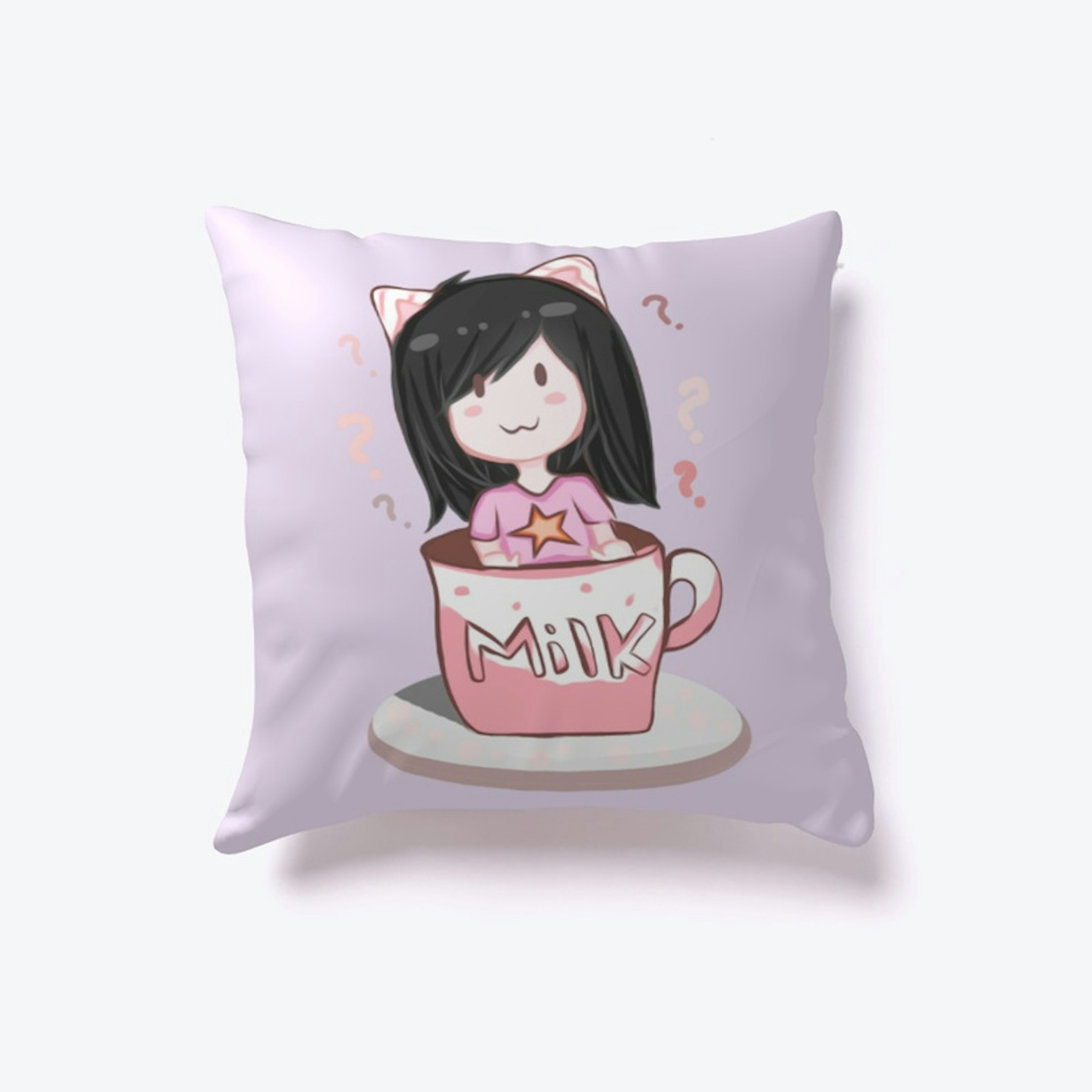 Neko Cherry In A Cup Pillow! *NEW*