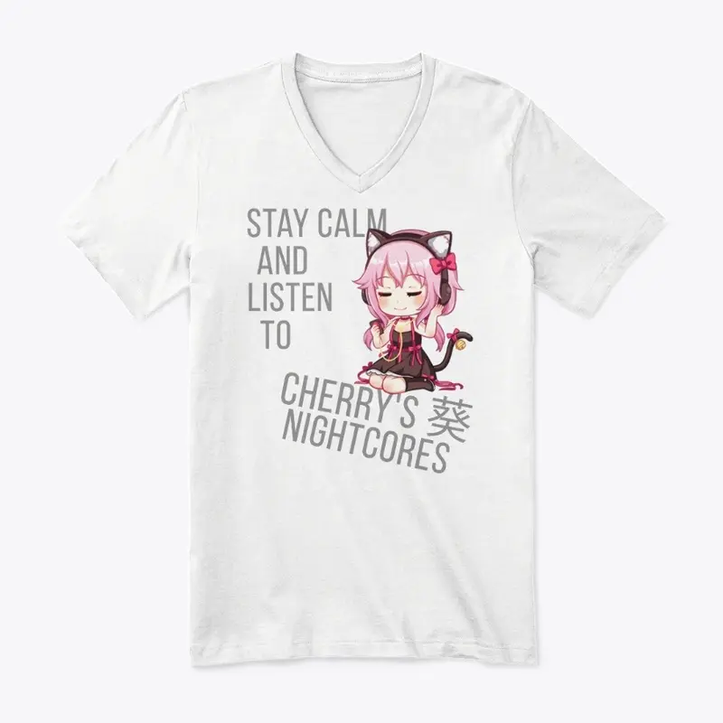 Stay Calm And Listen To Cherry Neko Tee